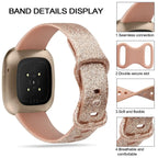 Fitbit Versa & Sense Silicone Bands - Lightweight Minimalist Design - SJB-DIAMOND ELITES