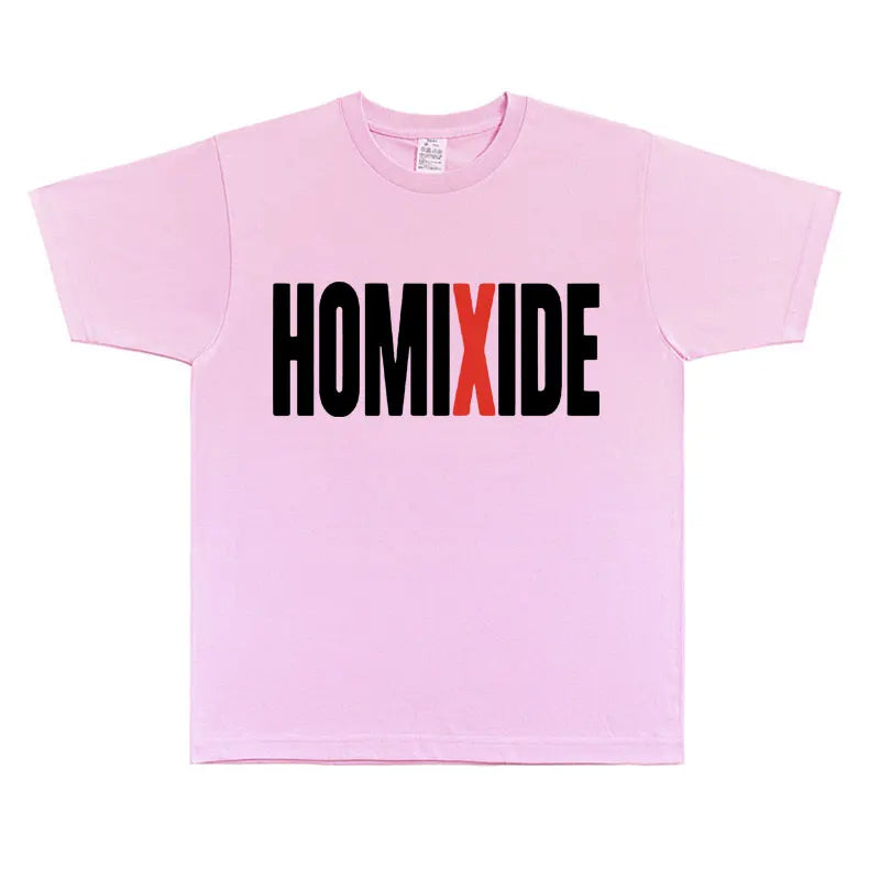 Rapper Homixide Gang Graphic T-shirt Playboi Carti Opium Merch Tshirt Men Women Hip Hop Oversized T Shirts Male Cotton Tops Tees Lootquake LLC