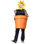 Halloween Flower Pot Costume Sunflower Costume with Headpiece for Adults Kids Cosplay Women Garden Theme Party Sunflower Lootquake LLC