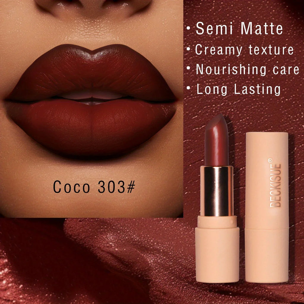Coffee Velvet Lipstick - Luxurious Deep Nourishing Matte Finish Long-Lasting Waterproof Lip Color Lootquake LLC