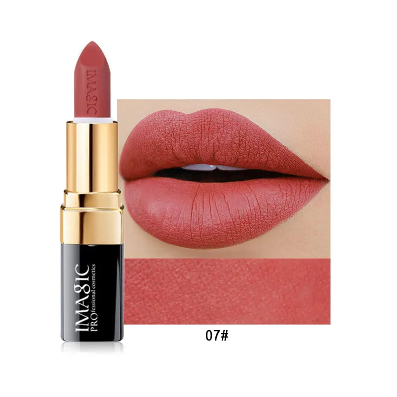IMAGIC Lipstick Moisturizer Lips Smooth Lip Stick Long Lasting Charming Lip Lipstick Cosmetic Beauty Makeup 12 Colors Lootquake LLC