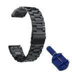 Garmin Stainless Steel QuickFit Strap - Sleek and Stylish - SJB-DIAMOND ELITES