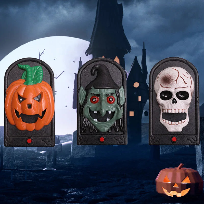 Halloween Prank Doorbell Decoration Electric Scary Doorbell Spooky for Party Haunted House Trick or Treat Festive Home Decor