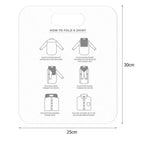 Plastic Clothes Folding Board Easy and Fast Kids Laundry Folder Shirt Folding Board Home Storage Tool for Kid Children Adults Lootquake LLC