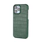 Unique Leather Case For iPhone 13 14 11 12 Pro Max XR X XS Strong Hard Shockproof Cover Green Leather Cover Classic Fashion Case for iPhone Protective Case Stevvex