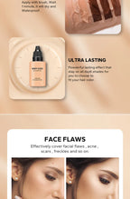 Flawless All Day: 9 Color Waterproof Concealer Foundation For Women Makeup Full Coverage Long Lasting Moisturizing Lootquake LLC