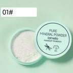 3 color facial loose powder, waterproof oil control honey powder, long-lasting makeup powder with powder puff Lootquake LLC