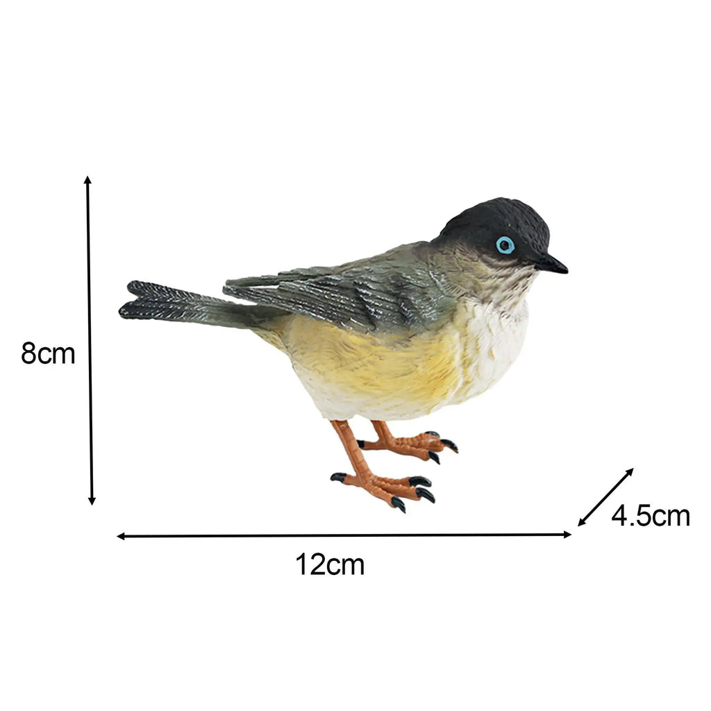 Animal Sculpture Collectible Handpainted DIY Crafts Simulation Bird Figurines for Tabletop Office Party Holiday Courtyard Lootquake LLC