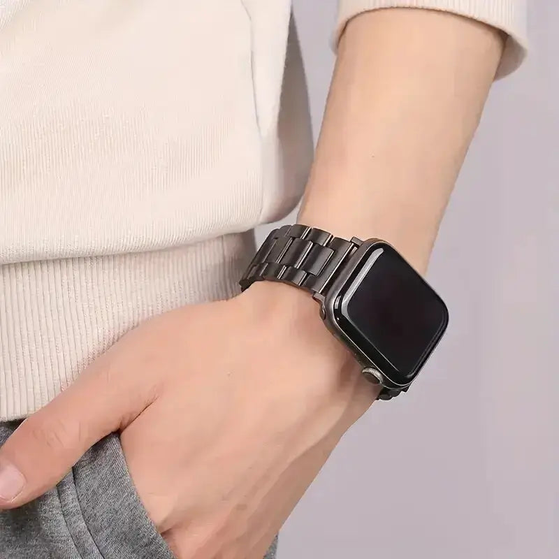 Apple Watch Stainless Steel Band - Sleek Durable Design - SJB-DIAMOND ELITES