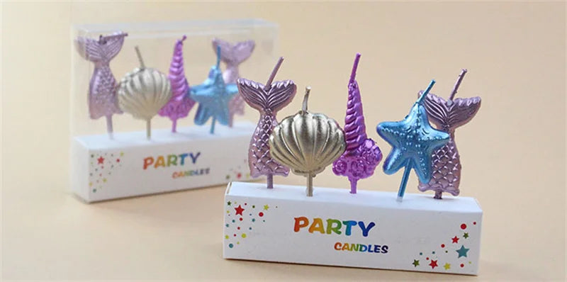 Birthday Cake Candles Children's Gift House Mini Candle Colored Beautiful Ritual Funny Girl Christening Gifts For Guests Candle Lootquake LLC