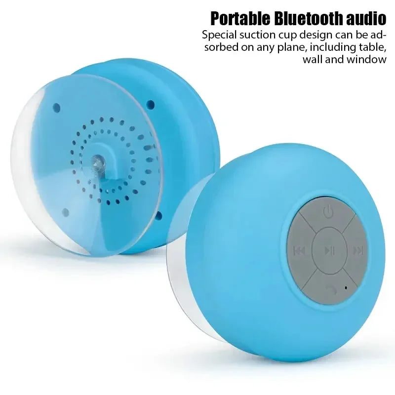 Wireless Bluetooth Waterproof Speaker With Suction Cup Sound For Car, Shower Sound Lootquake LLC