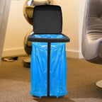 Garbage Bag Holder Rubbish Bin Stand Telescopic Garbage Holders Waste Storage Frame with Lid for Living Room Yard Lawn Camping Lootquake LLC