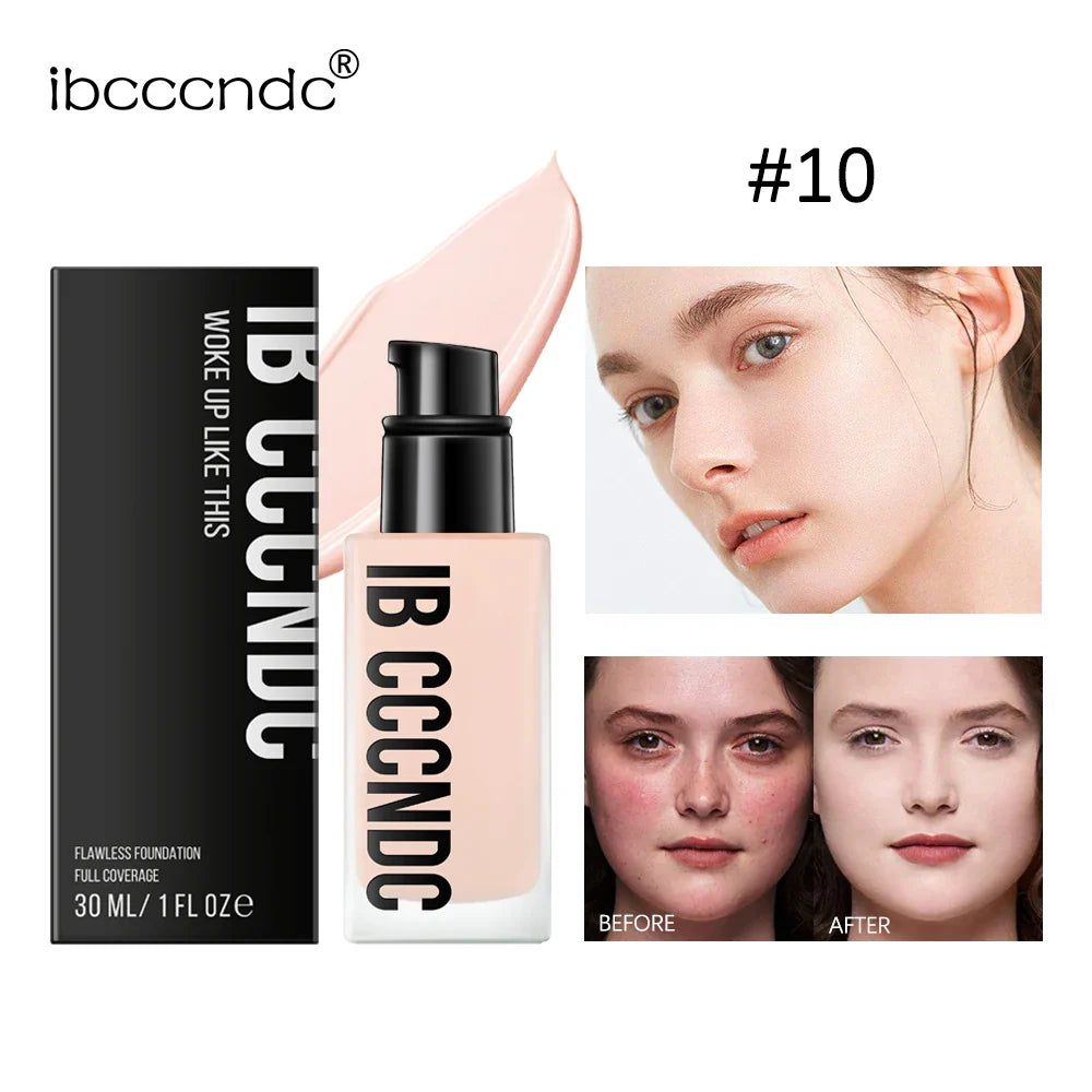 High Coverage Foundation Foundation Face Cream Cosmetic Foundations Makeup Waterproof Mist Korean Makeup Base Make Up Cc Bb Full Lootquake LLC
