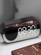 Wireless Bluetooth Speaker, Multi-functional Loud Subwoofer Clock, Mini AI Smart Alarm Clock Speaker Lootquake LLC