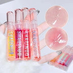 4 PCS Water-gloss Mirror Jelly Lip Gloss Moisturizes Lips Shimmers With Fine Pearls Brightens Lip Color Lootquake LLC
