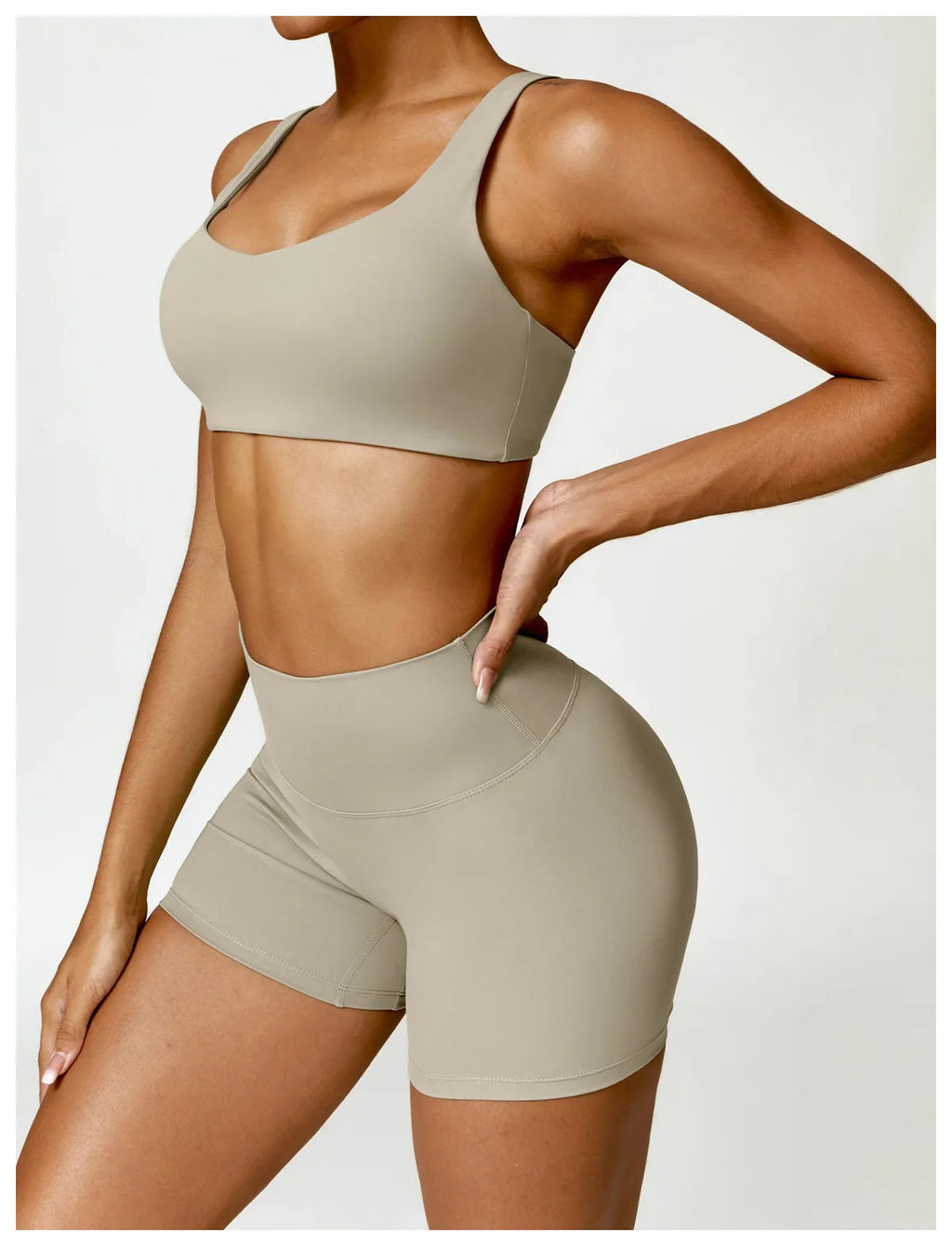 ElevateFit 2-Piece Yoga Ensemble: Comfort Meets Style THRIXINE