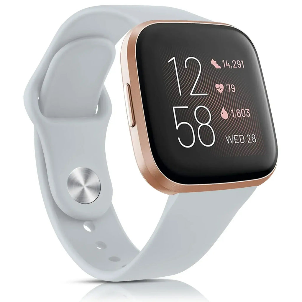 Fitbit Versa & Sense Silicone Strap - Soft Waterproof Design - SJB-DIAMOND ELITES