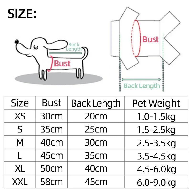 Cat Clothes For Medium Small Dogs Pet Coat Sweatshirt XS-2XL THRIXINE