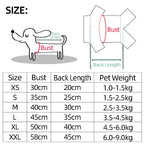 Cat Clothes For Medium Small Dogs Pet Coat Sweatshirt XS-2XL THRIXINE