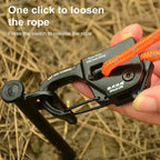 Rope Tensioner Tent Rope Tensioner Camping Tent Cord Adjuster with Strong Load-bearing Capacity Lightweight Portable for Outdoor