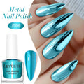 LILYCUTE 7ML Super Bright Gold Metallic Nail Polish No Need Lamp Quick Dry French Style Glass Bottle Manicure Nail Art Varnish Lootquake LLC