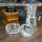 Mocha pot powder dispenser, fabric powder dispenser, powder pressing and filling tool