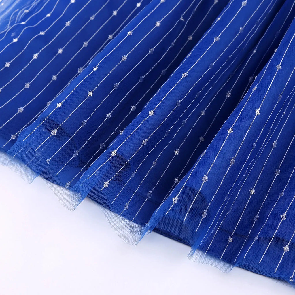 New Princess dress Large children's long dress Girl piano performance dress Festival party dress