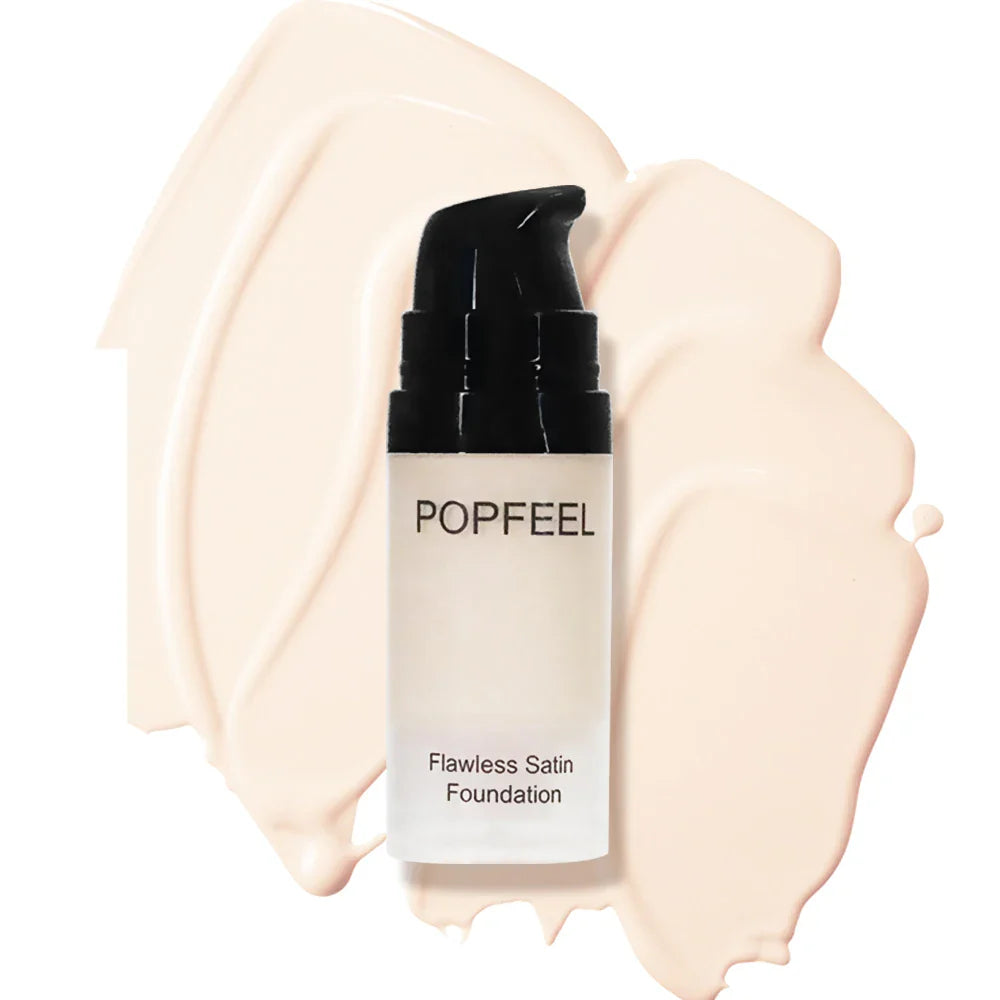 POPFEEL Long-lasting Soft focus Foundation - Clear Finish, Buildable Coverage, and Natural Bare Skin Effect | Flawless Makeup