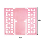 Plastic Clothes Folding Board Easy and Fast Kids Laundry Folder Shirt Folding Board Home Storage Tool for Kid Children Adults Lootquake LLC