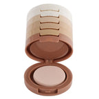 Concealer Contouring Powder, 5 Color 5 Decked Powder Tower, Brightening Skin Tone,Oil Control Makeup Loose Powder Setting Powder Lootquake LLC
