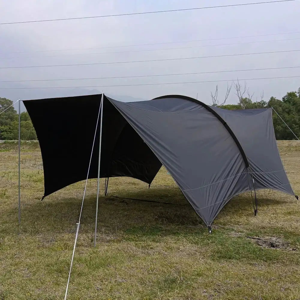 Large Camping Dome shelter Fire shelter Bull shelter type tent oversized habi tarp shelter Habitat Tunnel type Camping Shelter