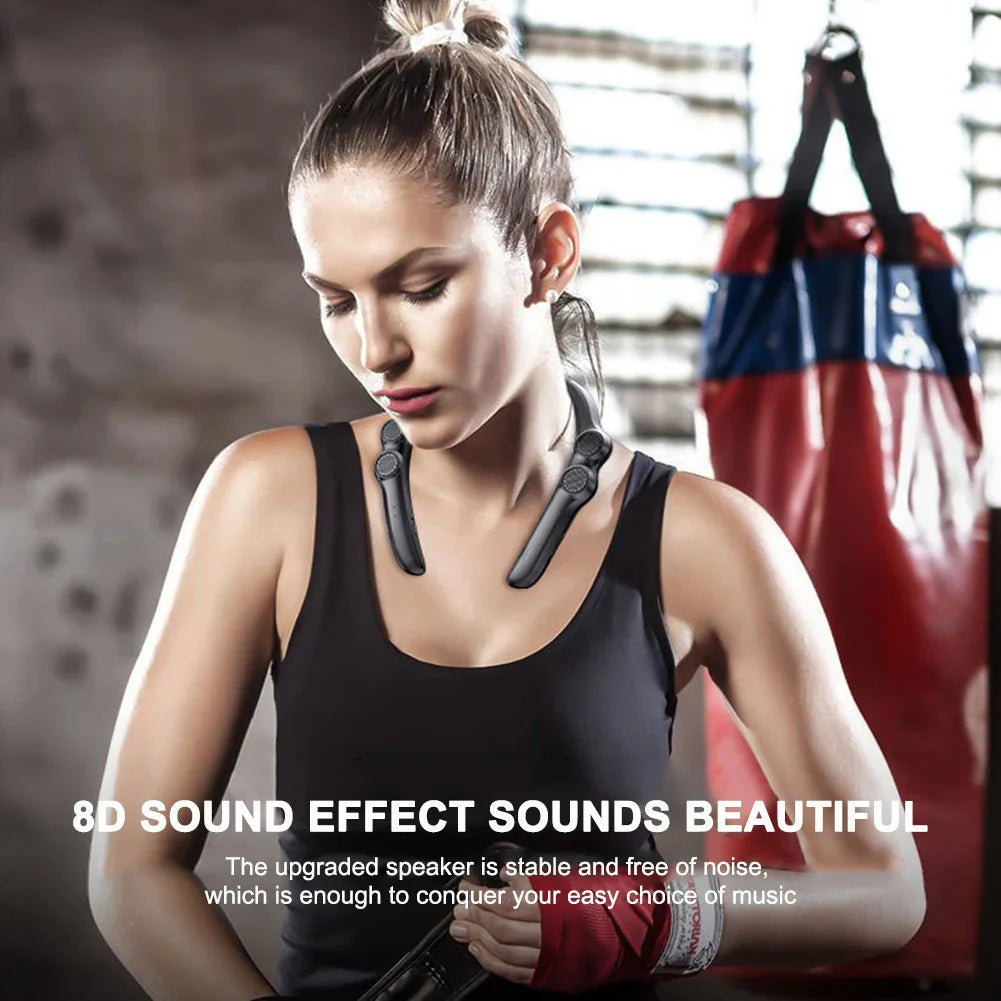Wearable Bluetooth-compatible Speaker Hang Neck Wireless Subwoofer Sound Box Lootquake LLC