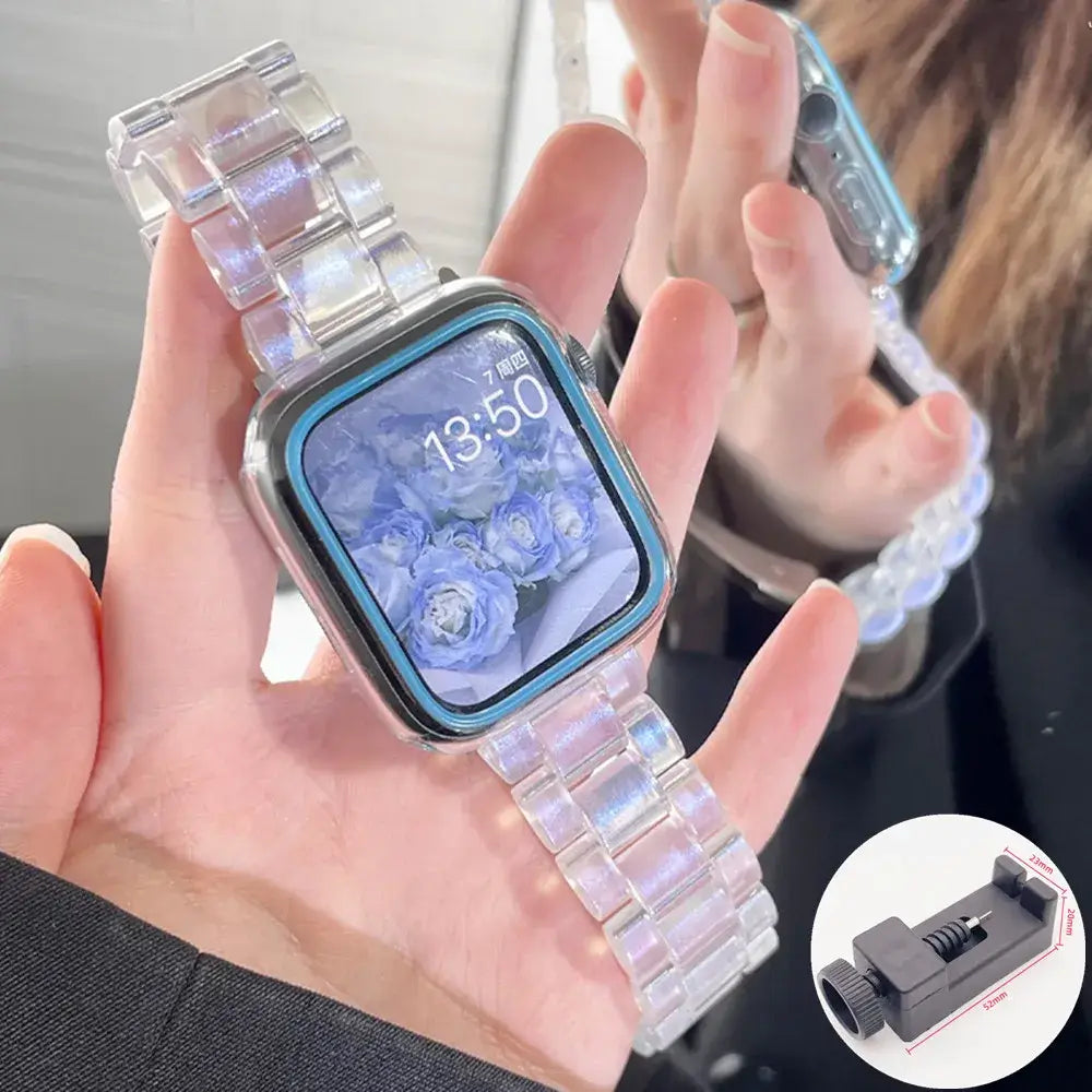 Apple Watch Resin Strap - Stylish, Durable Design - SJB-DIAMOND ELITES