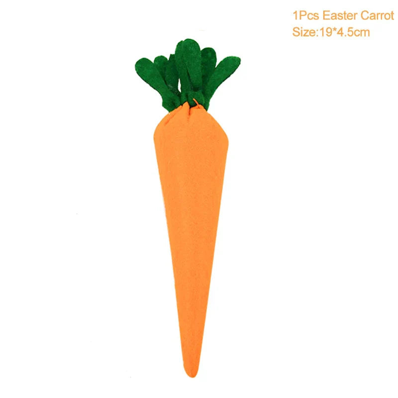 3/1pcs Nov Woven Easter Carrots Ornaments Hanging Pendant for Easter Home Decorations Supplies 2023 Kids Easter Favors Gifts Toy Lootquake LLC