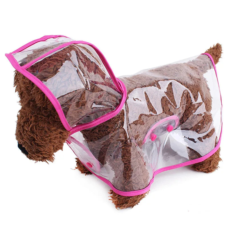 Pet Supplies Dog Raincoat Waterproof New Transparent Plastic Fashion Poncho Personalized Color Edge Costumes for Large Dogs Lootquake LLC