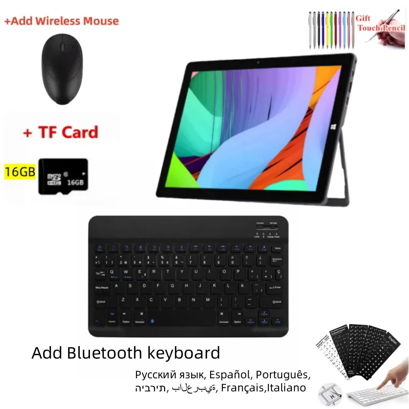 8GB RAM 512GB SSD ROM 11.6 Inch Windows 10 Tablet PC Intel Celeron Processor N4120 CPU 1920 x 1080 Pixel 2 x USB 3.0 Port Type-C