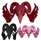 Devils Goat Baphomet Statue Resin Baphomet Head and Hands Statue Gothic Satanic Goat Ornament Religious Sculpture Ornament Lootquake LLC