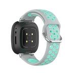 Fitbit Versa & Sense Silicone Band - Breathable Stylish Straps - SJB-DIAMOND ELITES