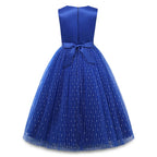 New Princess dress Large children's long dress Girl piano performance dress Festival party dress