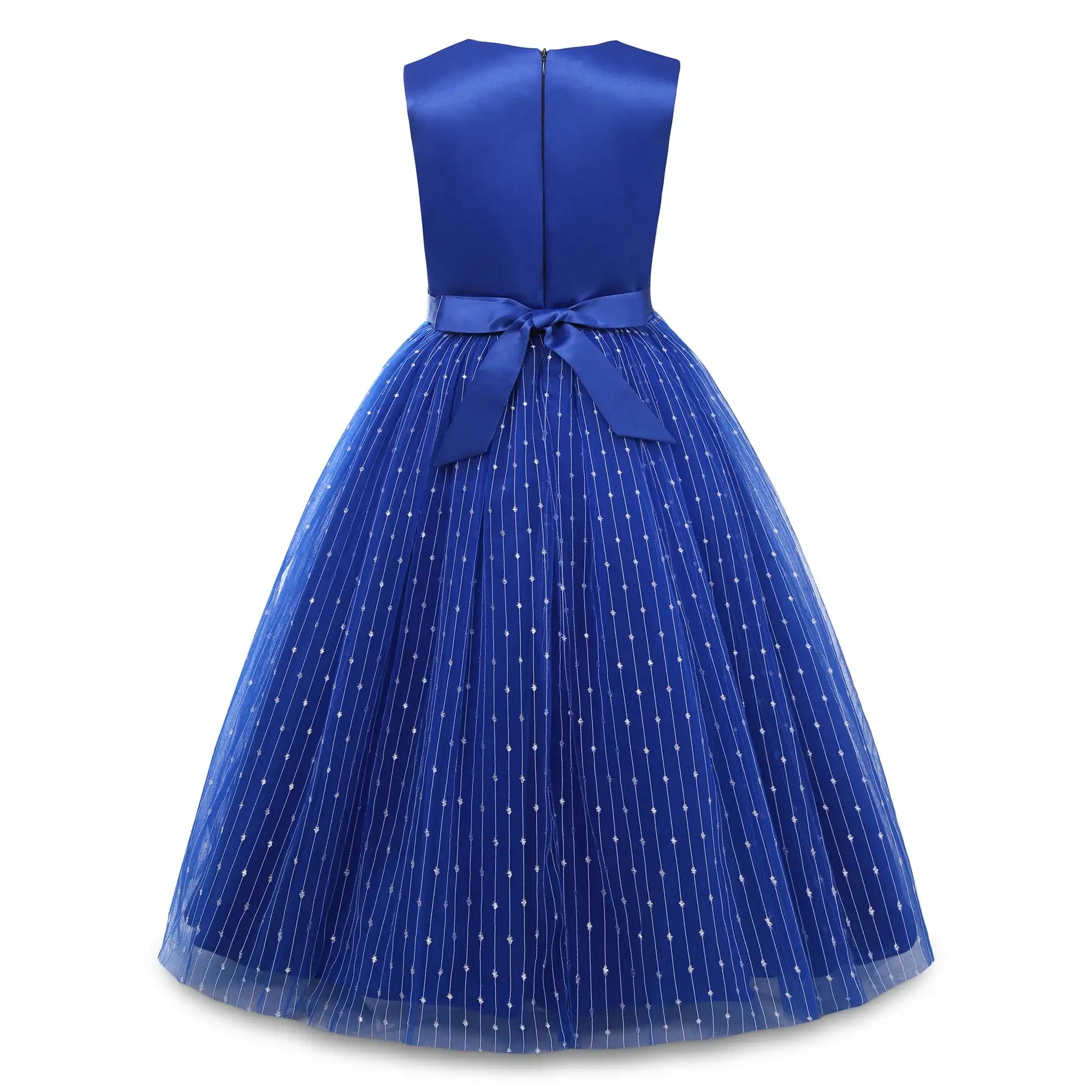 New Princess dress Large children's long dress Girl piano performance dress Festival party dress