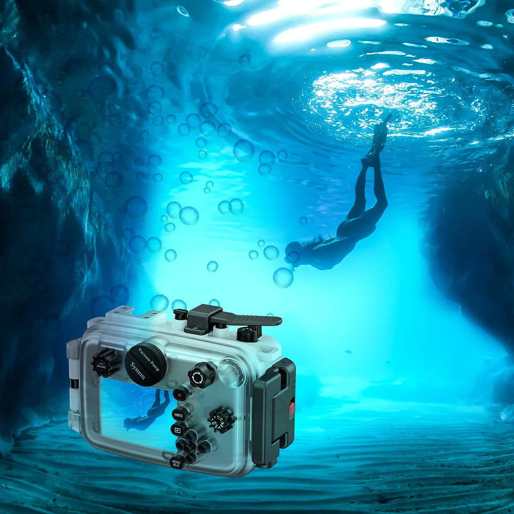 Seafrogs Scuba Diving Camera Case Cover For Olympus TG 7 TG 5 TG 6 Underwater Photography Equipment Waterproof Camera Housing 60 Lootquake LLC