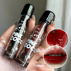 Dark Red Brown Mirror Lip Glaze Water Light Moisturizing Non-stick Cup Highly Pigmented Red Liquid Lipstick Lips Makeup Cosmetic Lootquake LLC