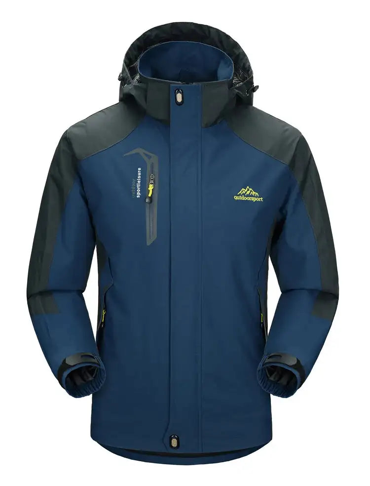 Men Autumn Jacket Camping Hiking Trekking Windbreaker Waterproof With Hood Spring Outdoor Sports Travel Climbing Coats