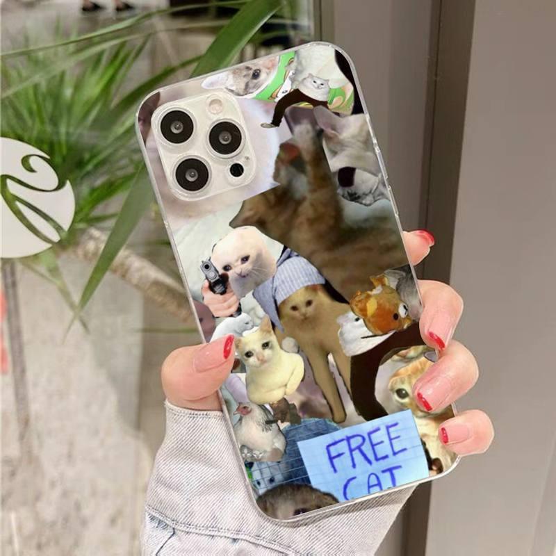 Crying Cat Memes Phone Case Mask Colorful Case For Cat Lovers For Iphone 7 And 8 In Moedern Design Stevvex