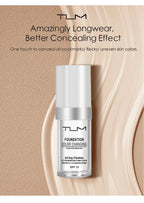 TLM TUM Liquid Foundation Cream Professional Full Coverage Face Concealer Waterproof Makeup Base Brighten Cover Dark Circles30ML Lootquake LLC