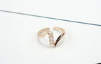 Hot 925 Sterling Silver Ring AAA Zircon Adjustable Simplicity Fashion Exquisite Women Jewelry Accessories Wedding Party Gift