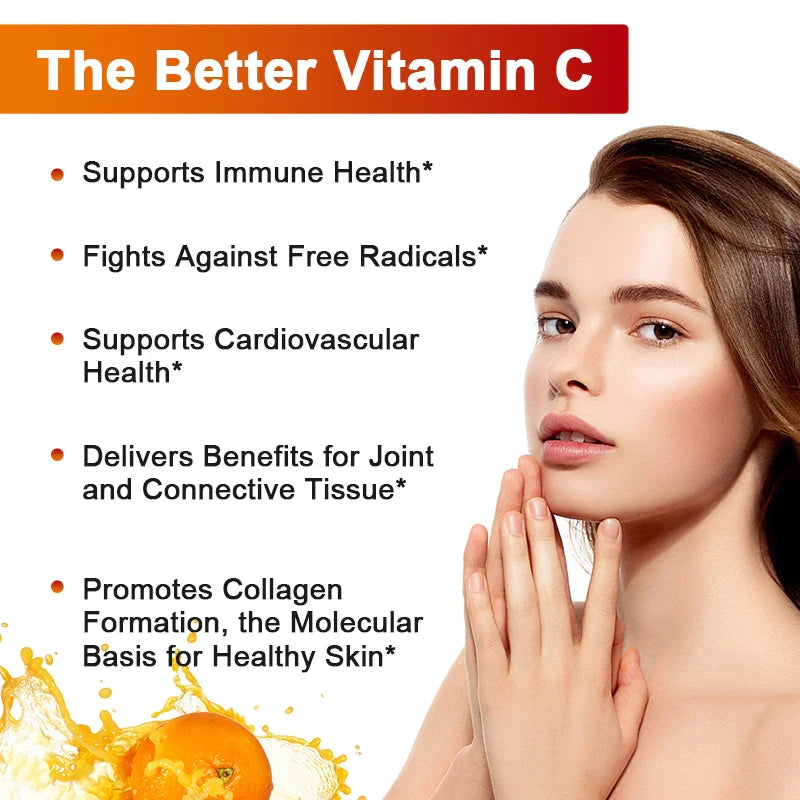 Liposomal Vitamin C Supplement - Easily Absorbed, Fat-Soluble Vitamin C, Antioxidant, Support Immune System, Promote Skin Health Lootquake LLC