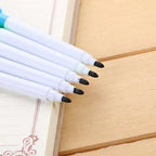 8 Pcs Lytwtw's Whiteboard Pen Creative With Brush Water-based Small Erasable Pen School Office Supplies White Board Marker Lootquake LLC
