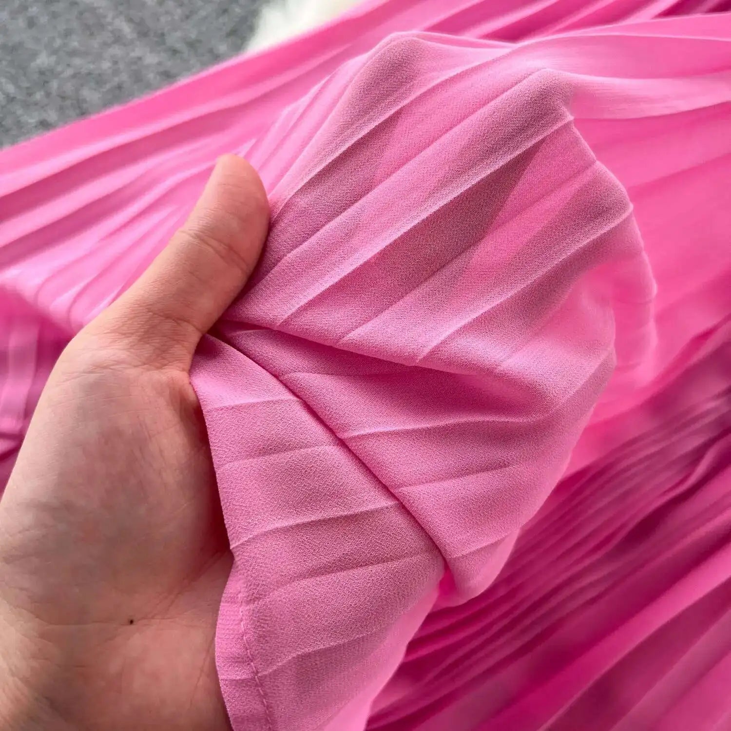 Designer 2025 Summer Pleated Chiffon Lace Long Dress Women Flower Embroidery Gold Button Belt Evening Party Dresses Wedding Robe Lootquake LLC