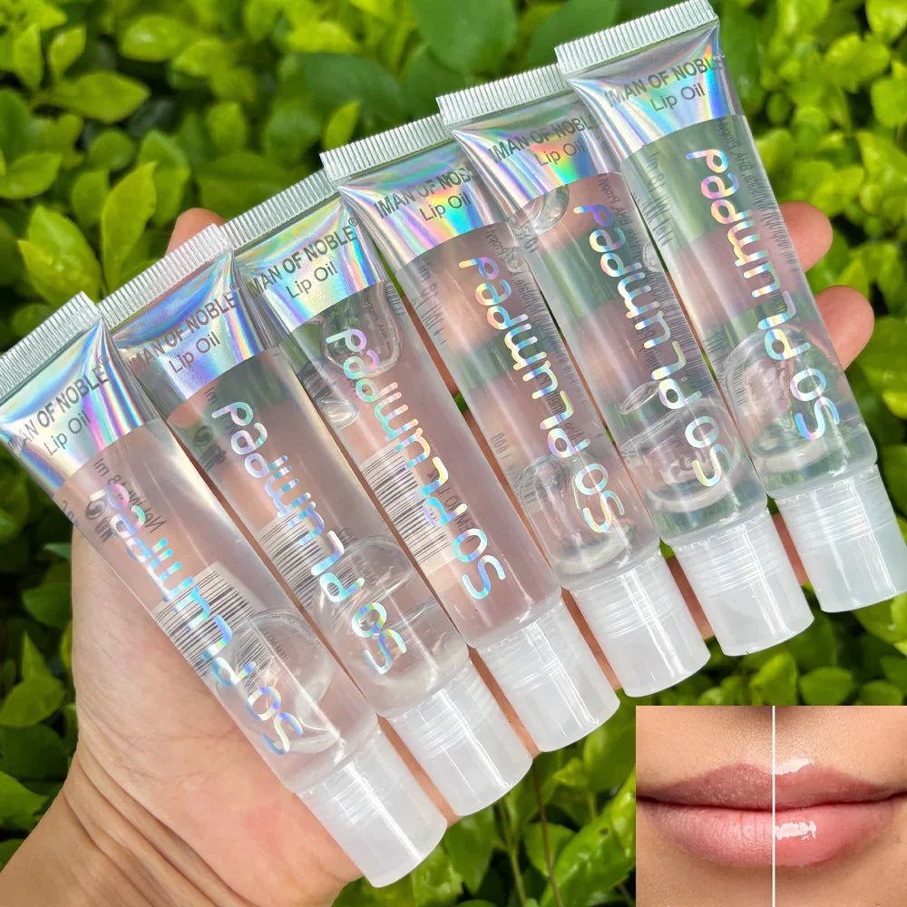 6Pcs Fruity Flavor Watery Glossy Lip Gloss Set Clear Lip Gel Hydrating Moisturizing Lip Gloss Women Lips Makeup Wholesale Lootquake LLC